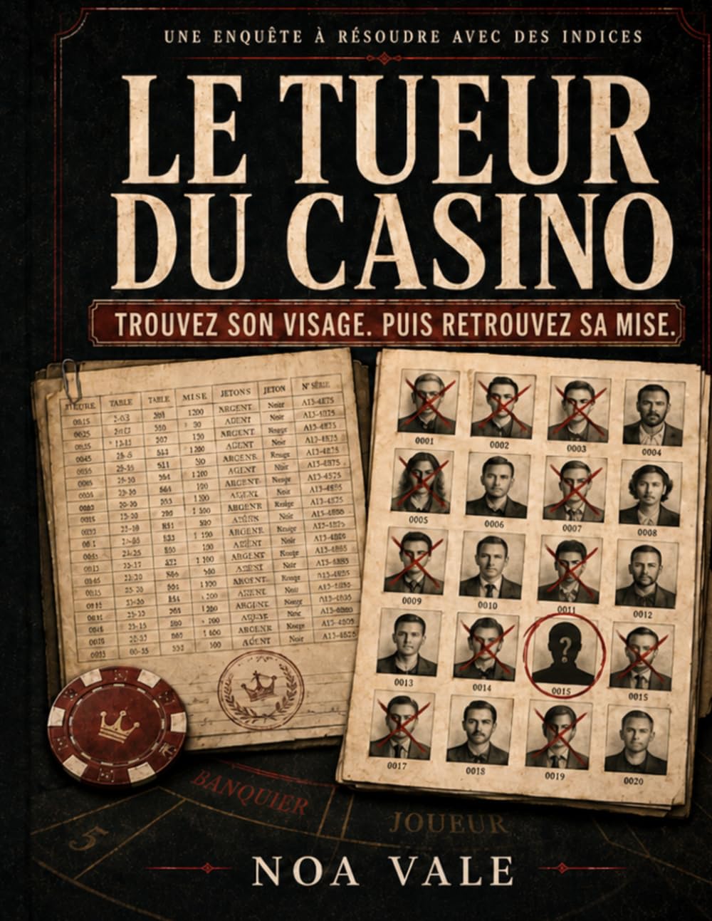 Le Tueur du Casino: Deux enquêtes en une : enquête par élimination avec 2 000 suspects, une mise à retrouver et un code final à valider