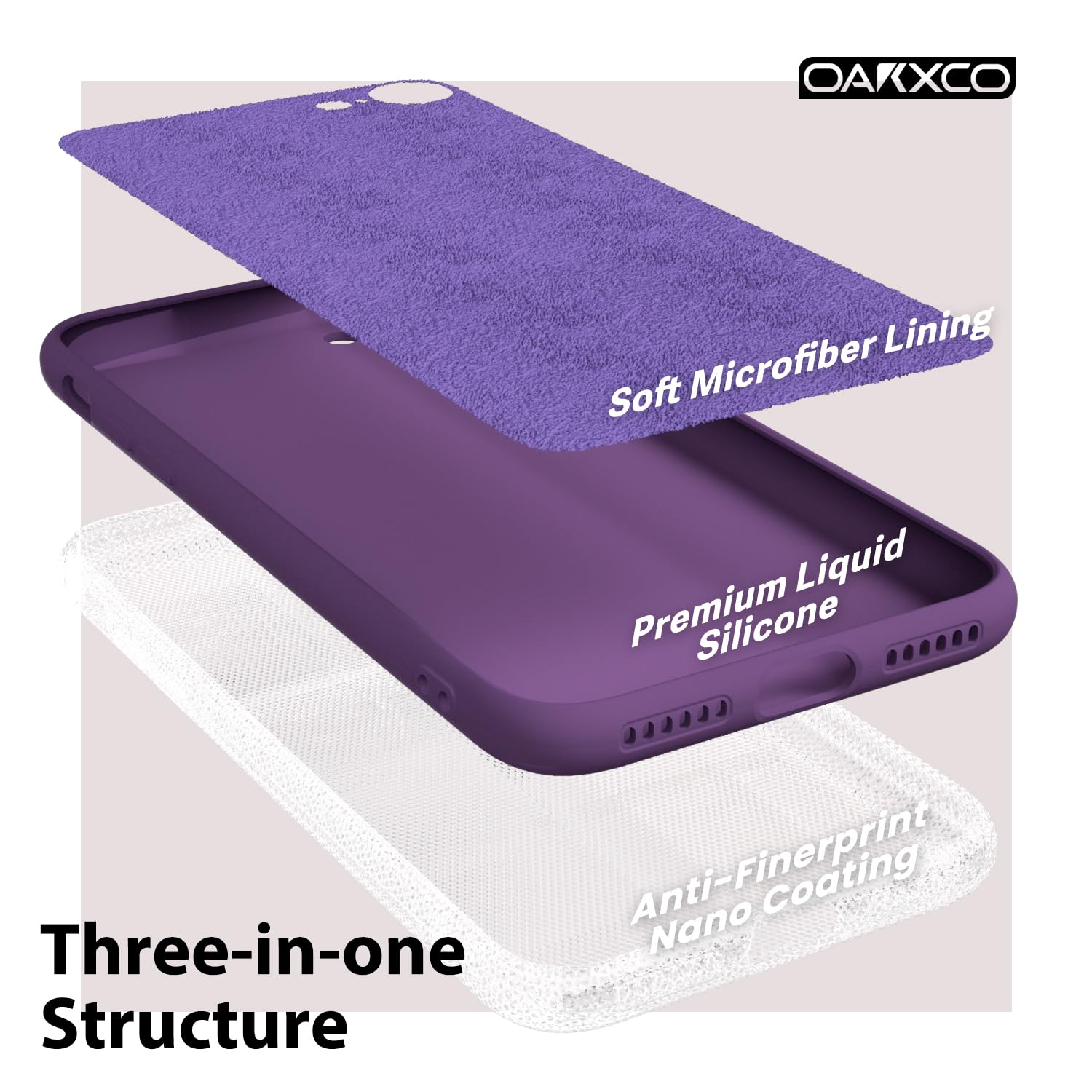 oakxco for iPhone 16 Pro Max Case Liquid Silicone, Soft Rubber Gel Elegant Aesthetic Basic Simple Cover, Cute Thin Slim TPU Matte Solid Color Plain Smooth Case for Women Girl, Light Pink — view 396
