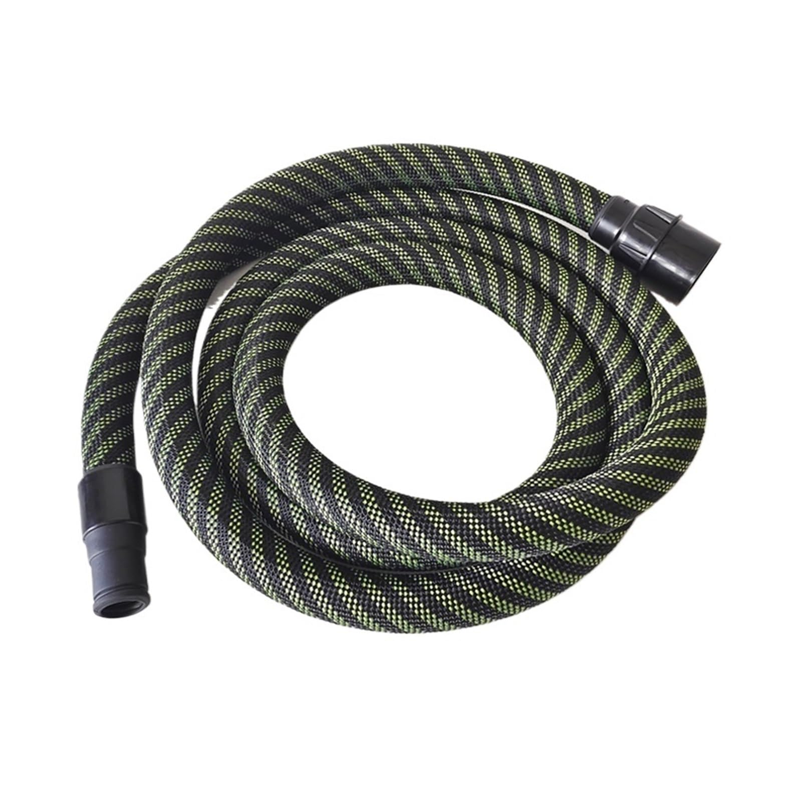 Tubo Flessibile Antistatico per Aspiratore，compatibile con FESTOOL，compatibile con Mirka, Nero e Verde, 26mm Diametro Interno, 57mm Diametro Esterno, Materiale TPE Rinforzato (1PCS 3.5M)