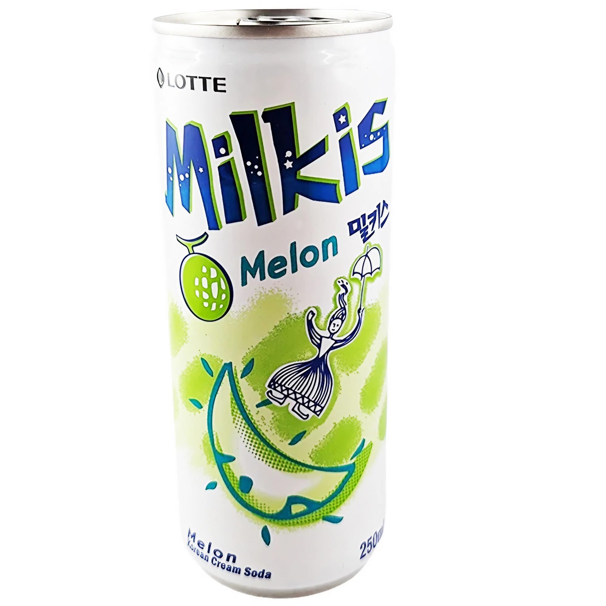 Lotte Milkis Soda Getränk Melone 30 Dosen (30 x 250ml) inkl. 7,5€ Einwegpfand