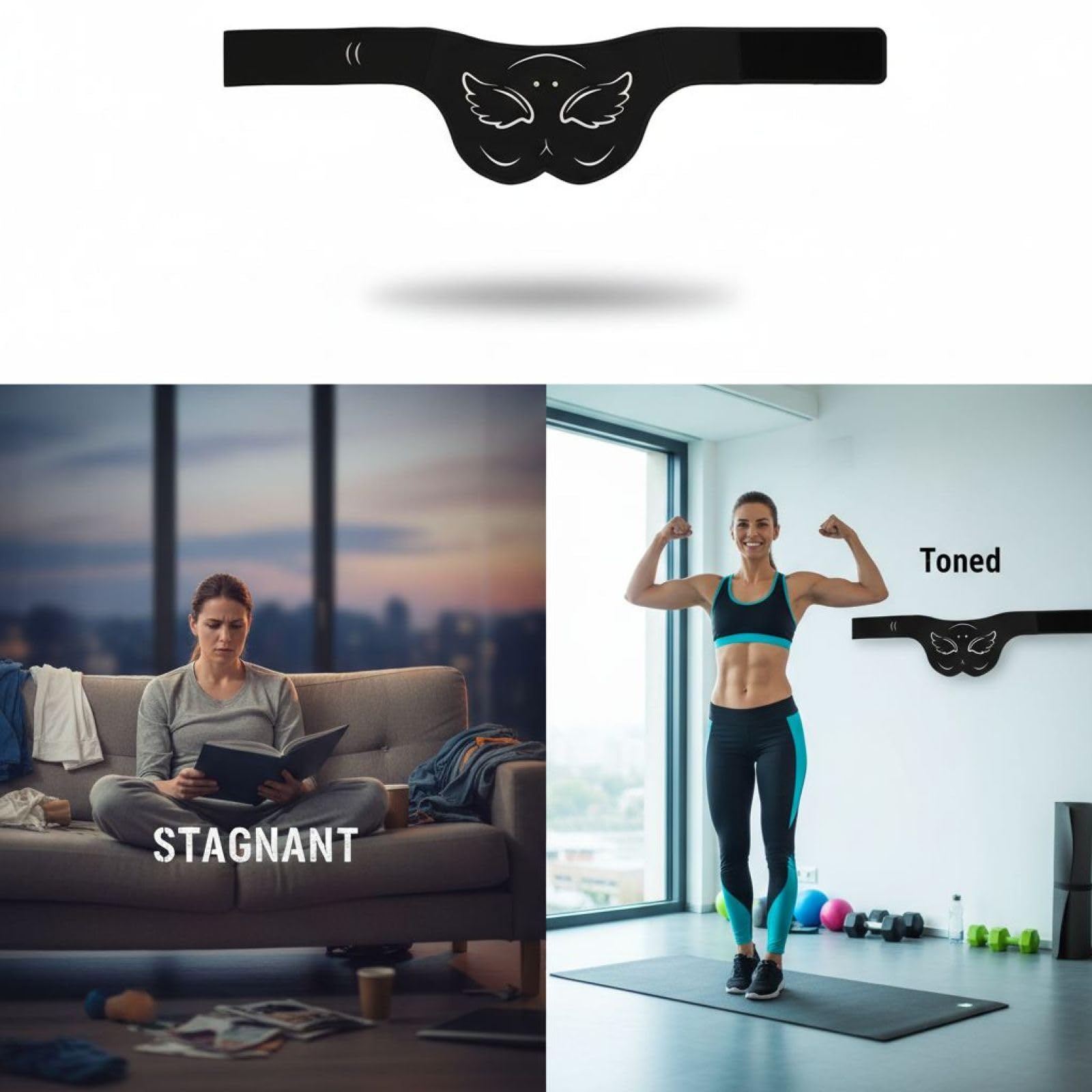 Ceinture stimulateur EMS, Machine de relevage des fessiers et de tonification Abdominale, Aide au remodelage Post-Partum, télécommande LCD, équipement de Fitness Portable pour la Maison