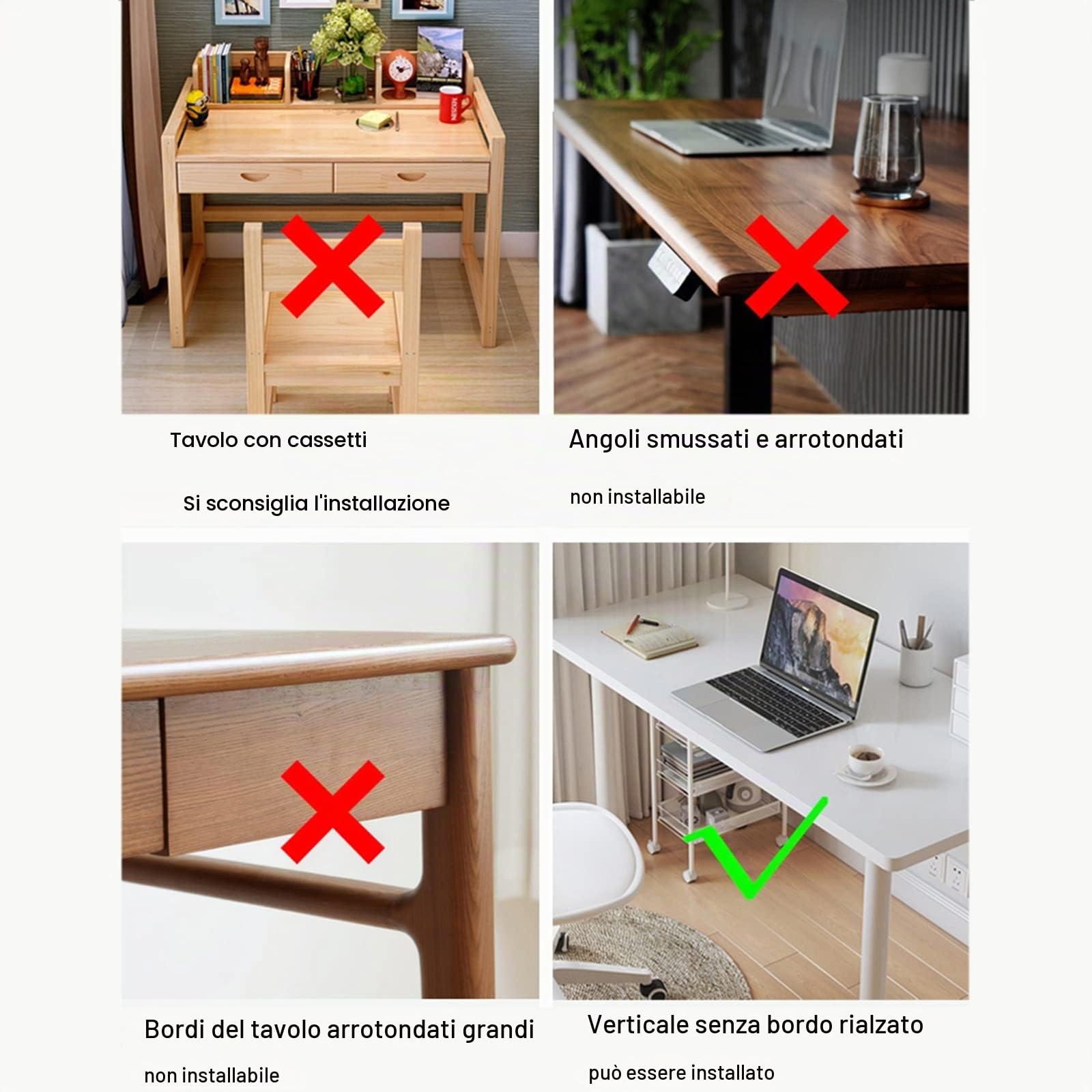 Vassoio pieghevole per tastiera per scrivania, facile da inserire, migliora la tua casa/ufficio/scuola Boost Produttivi & t & Design salvaspazio