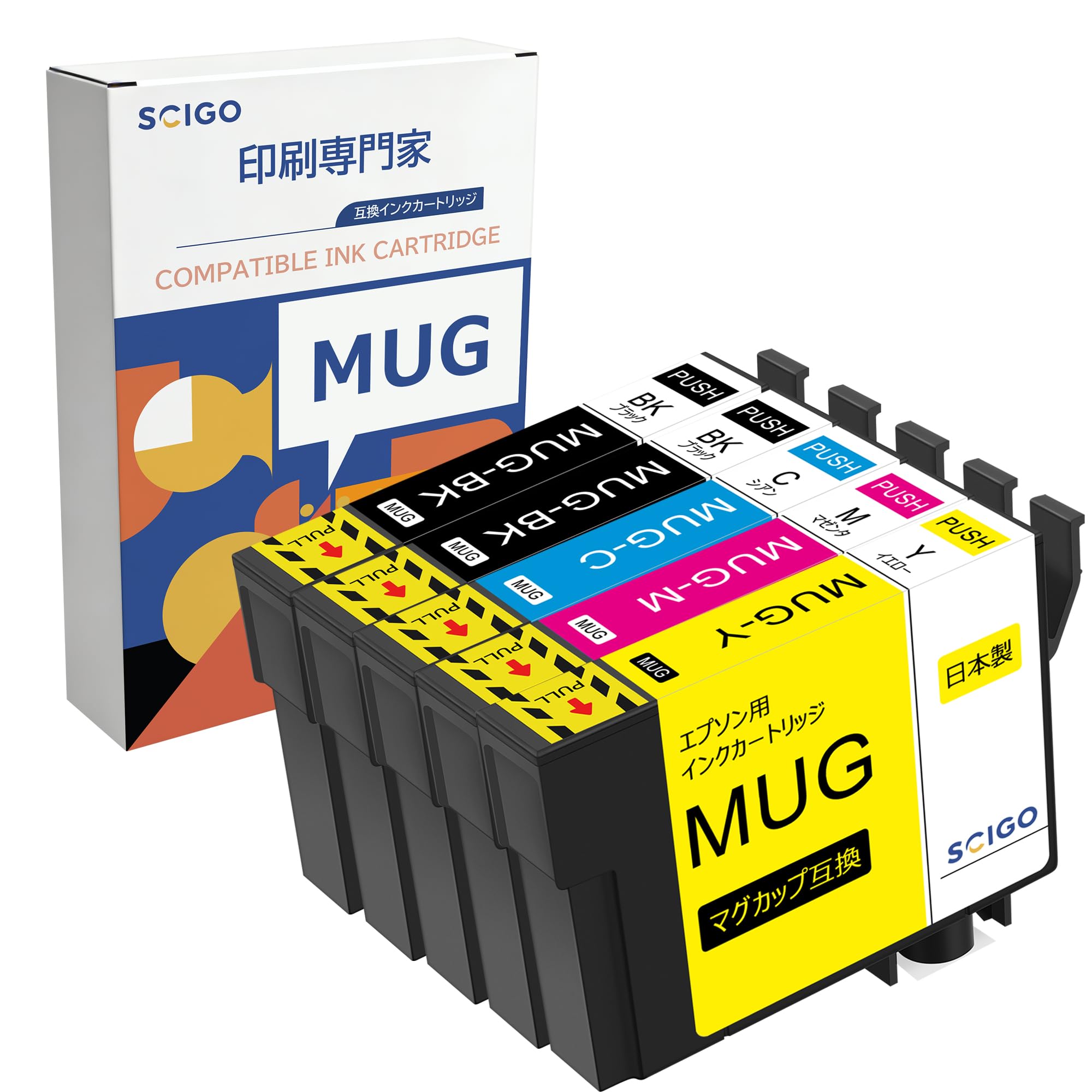Amazon.co.jp: MUG-4CL 日本製 エプソン 用 インク マグカップ