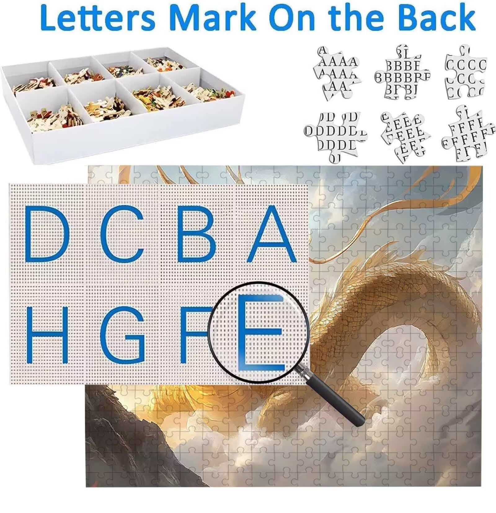 1500 Pezzi di Puzzle, drago giallo 1500 Pezzi di Puzzle per Adulti, Regalo Anniversario, Regalo Natale, Decorazione Della Casa, Prevenzione Della Degenerazione Cerebrale Negli Anziani PjY958 F-L