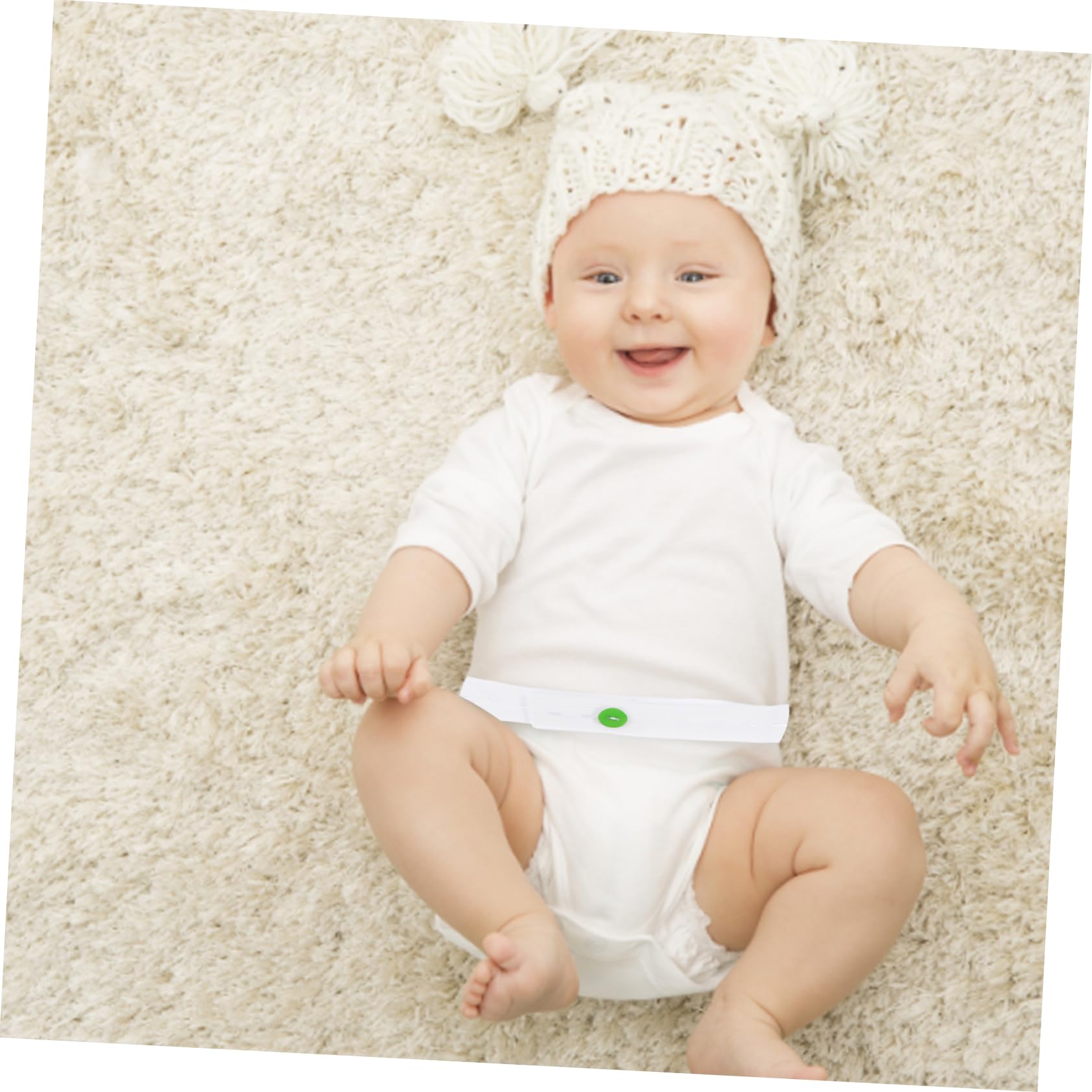 KOMBIUDA Infant Diaper Buckle Comfortable Material 50pcs Reusable Diaper Fixing Buckles for New