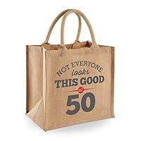 Algopix Similar Product 11 - 50th Birthday Gift Bag Keepsake Present