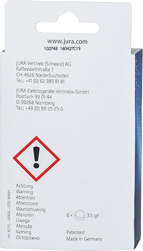 Miniatura 4 de Tabletas descalcificantes y tabletas de limpieza para máquinas automáticas de café y espresso Jura-Capresso Paquete combinado