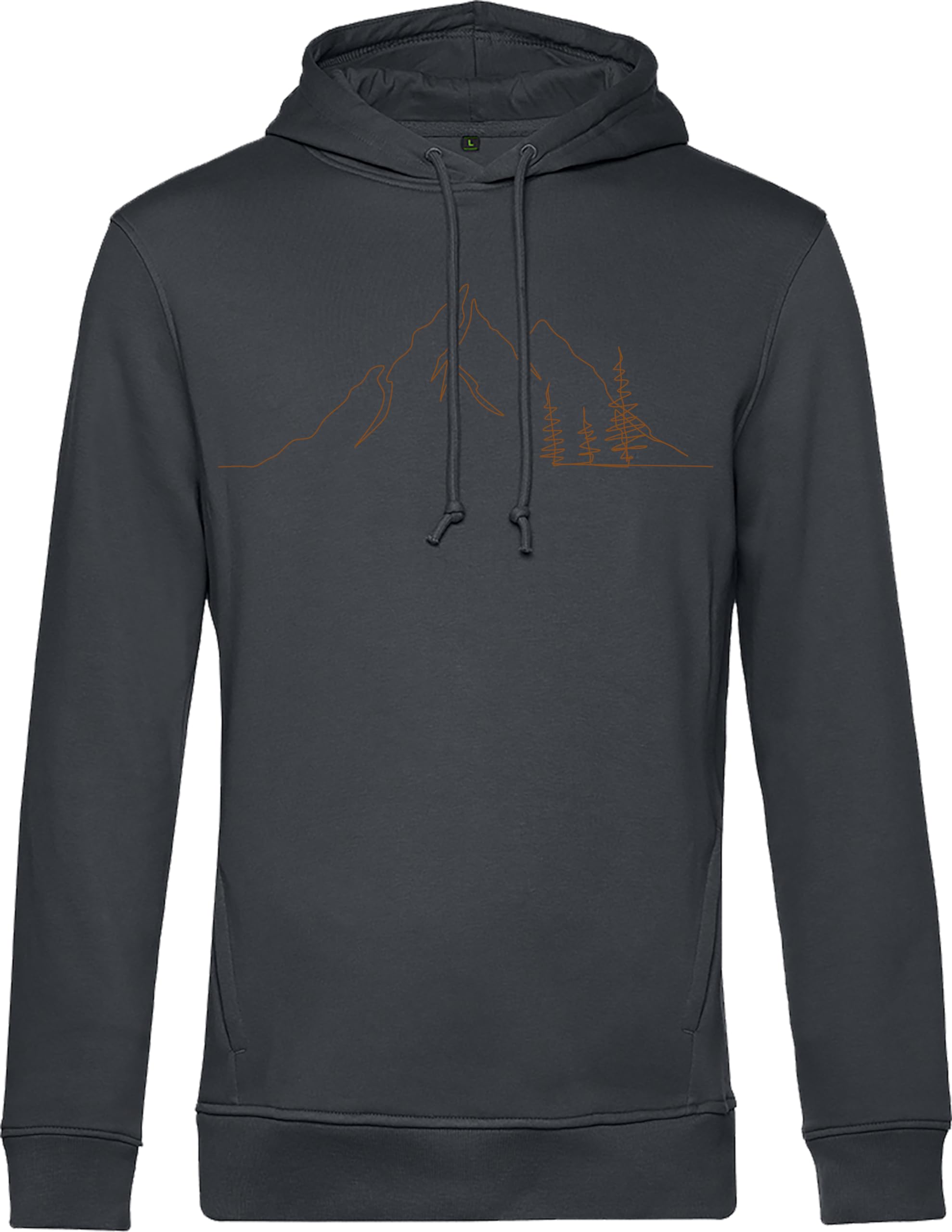 minifan Bio Berg Pullover: Berg-Gipfel - Outdoor Kapuzenpull