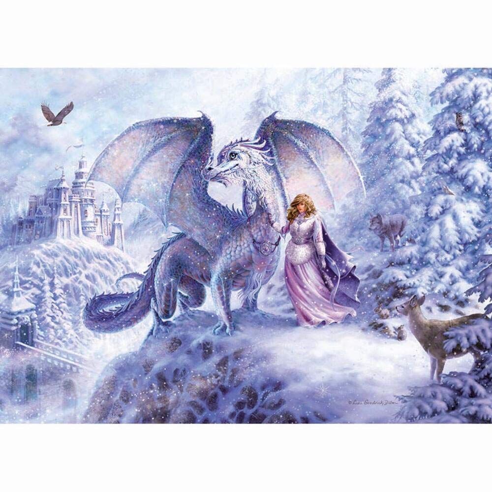 Amazon.com: Cobble Hill 350 Piece Family Puzzle - Ice Dragon