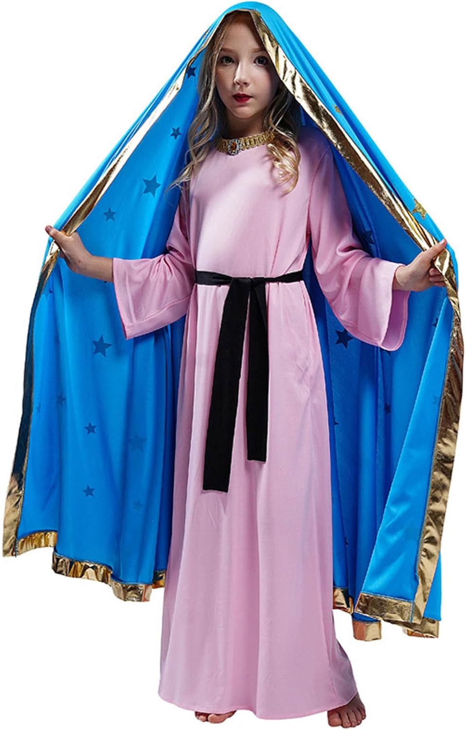 Saint Costume Kids Virgin Mary costume for Girls Saint Costume Girls Halloween Costume - Image 5