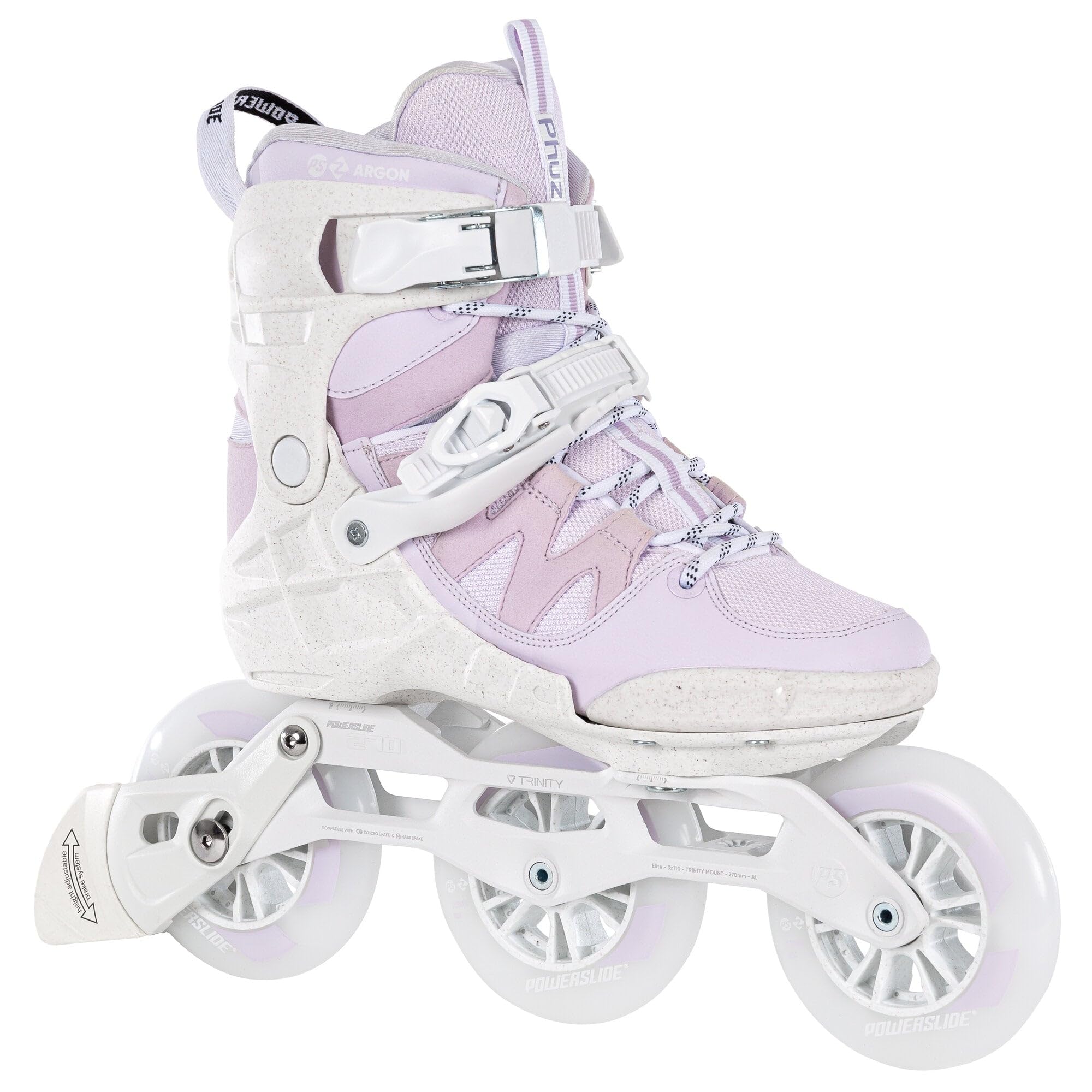 Powerslide Inline Skate Phuzion Argon Berry 110, für Fitness, für Damen und Herren