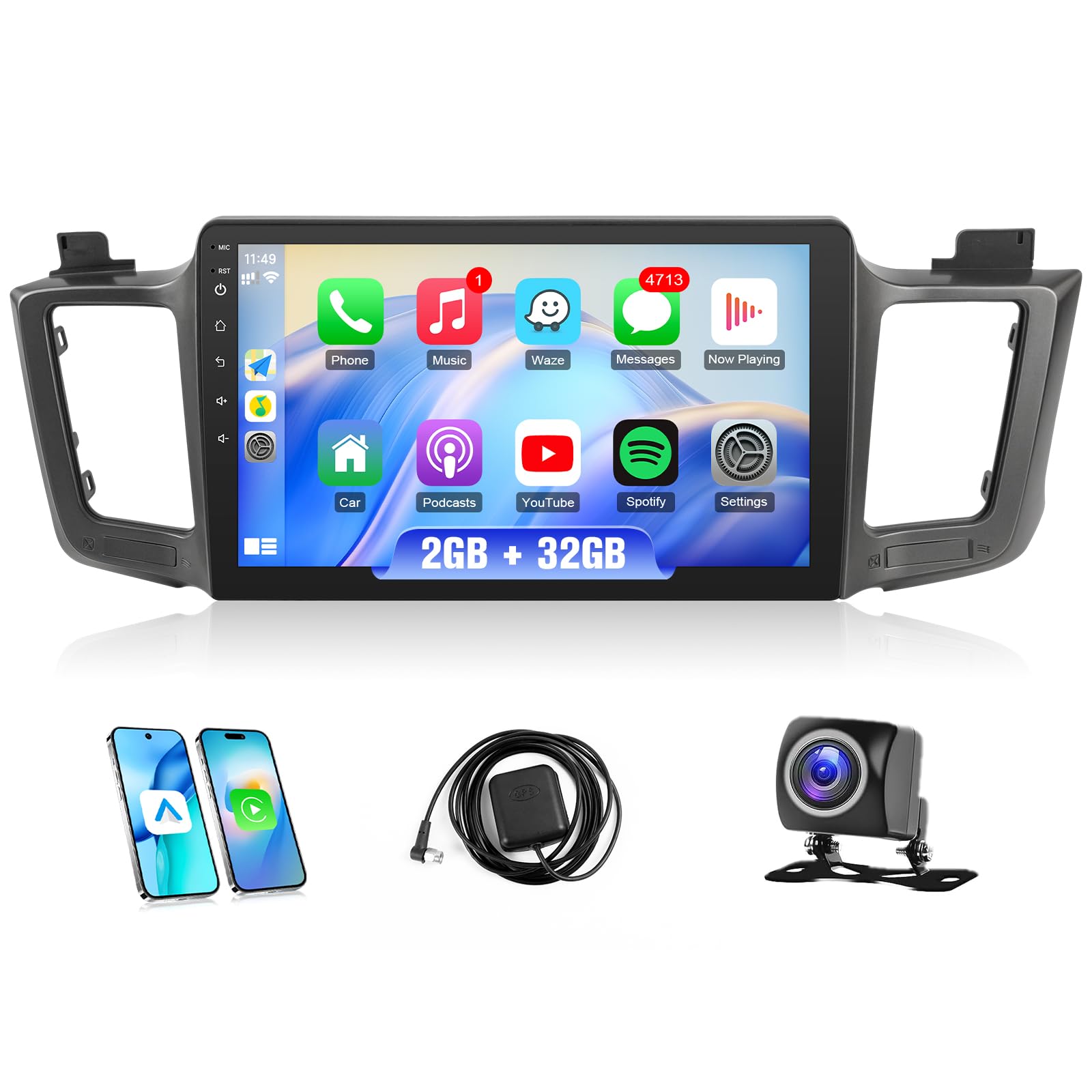 Amazon.com: Leadfan Android Car Radio for Toyota RAV4 2013 2014