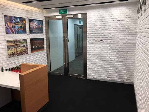 Miniatura 4 de Paneles de pared 3D FRP de ladrillo sintético para decoración de pared interior y exterior, diseño de ladrillo antiguo, paquete de 4 azulejos