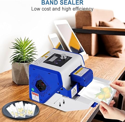 Miniatura 5 de JIAWANSHUN Máquina selladora automática de banda continua con control digital de temperatura y velocidad, sellador de bolsas de plásticoPVC para