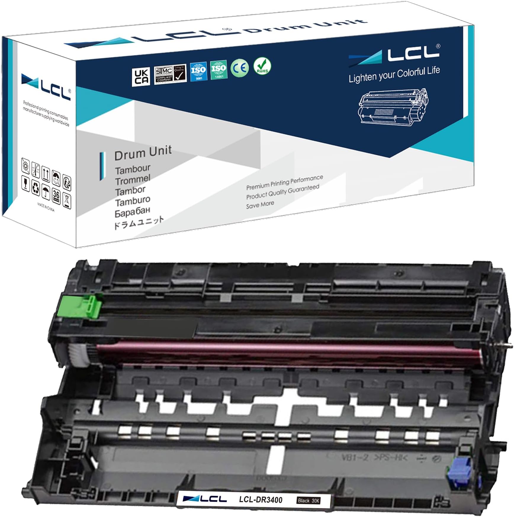 Brother DR3400 Drum Unit, Brother Genuine Supplies, Black Amazon.co