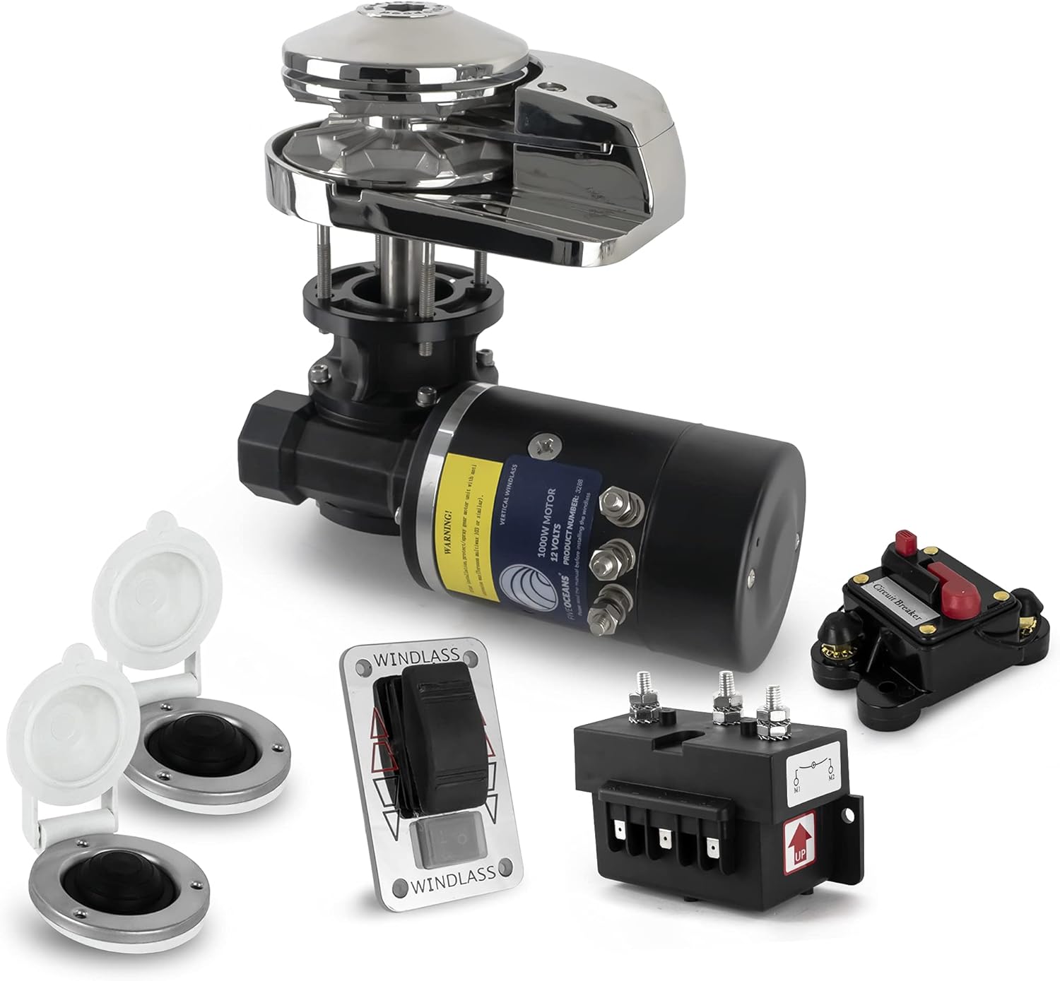 Buy Five Oceans Anchor Windlass AISI316 Stainless Stainless Steel