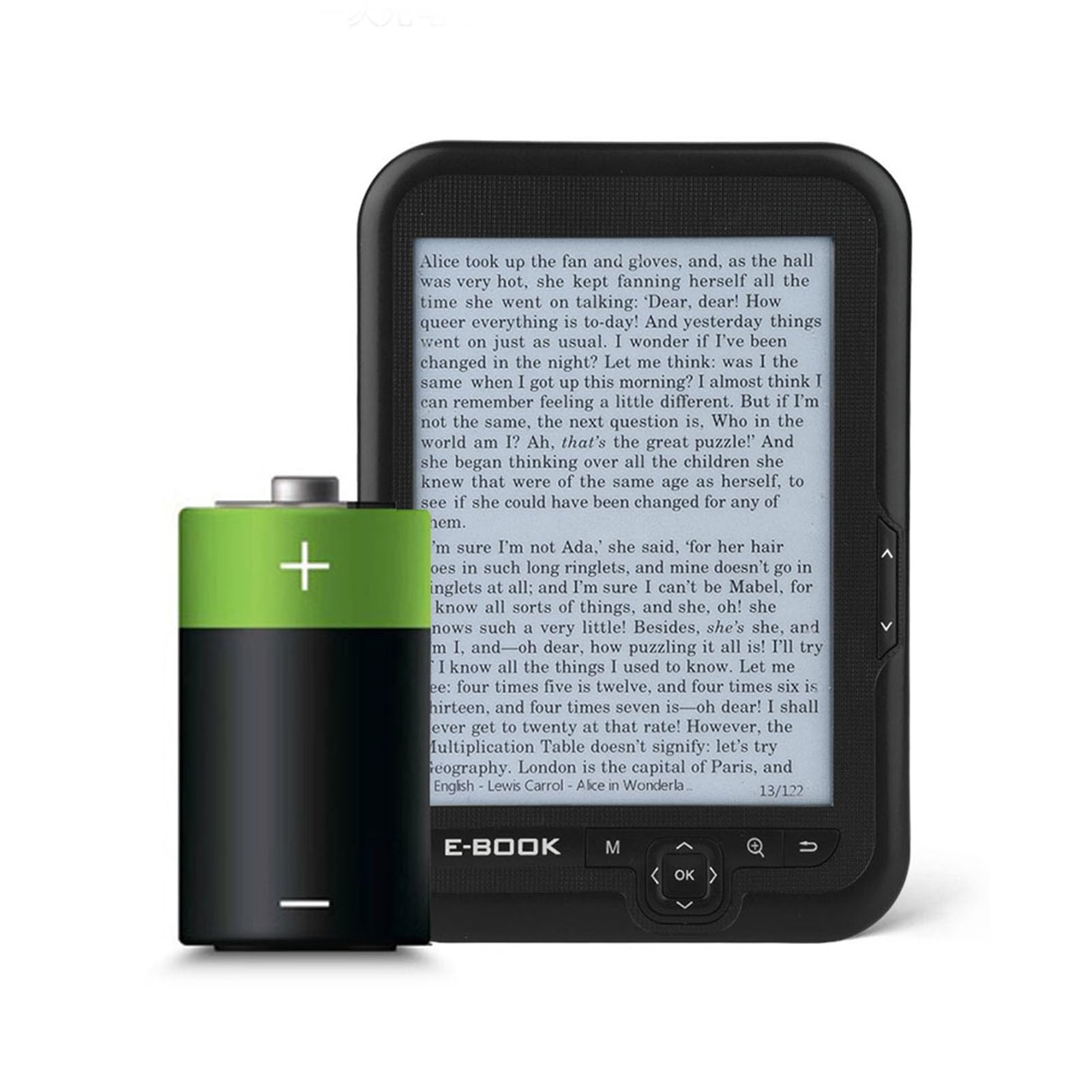 Haofy E Czytnik Atramentu 6-calowy Czytnik Ebooków 16 GB 8 GB Wyświetla (8G)