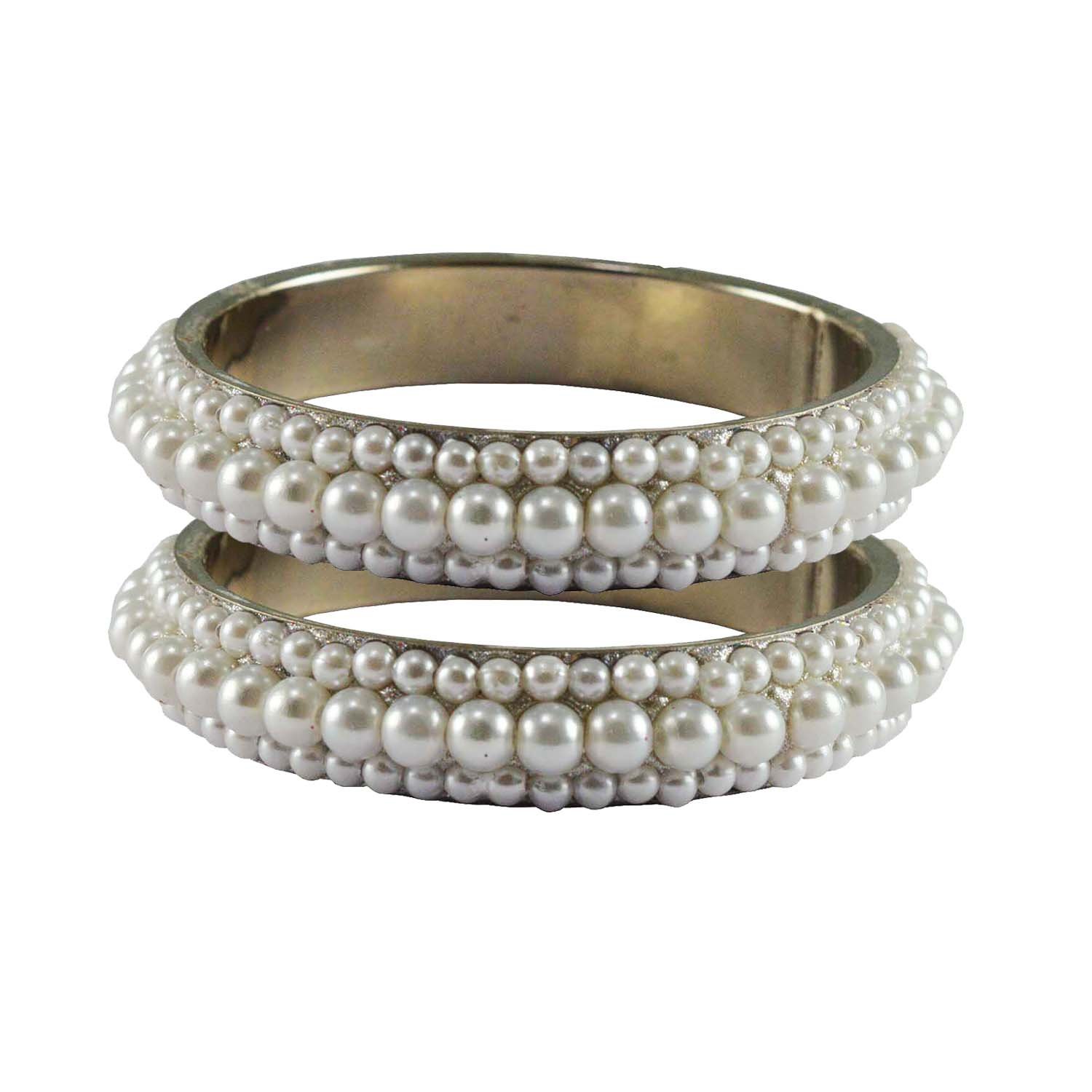 Vidhya Kangan Latest Traditional White Moti Brass Bangle -(banx3241) Size-2.8 For Women and Girls (B09PH9RKSS) Amazon Price History, Amazon Price Tracker