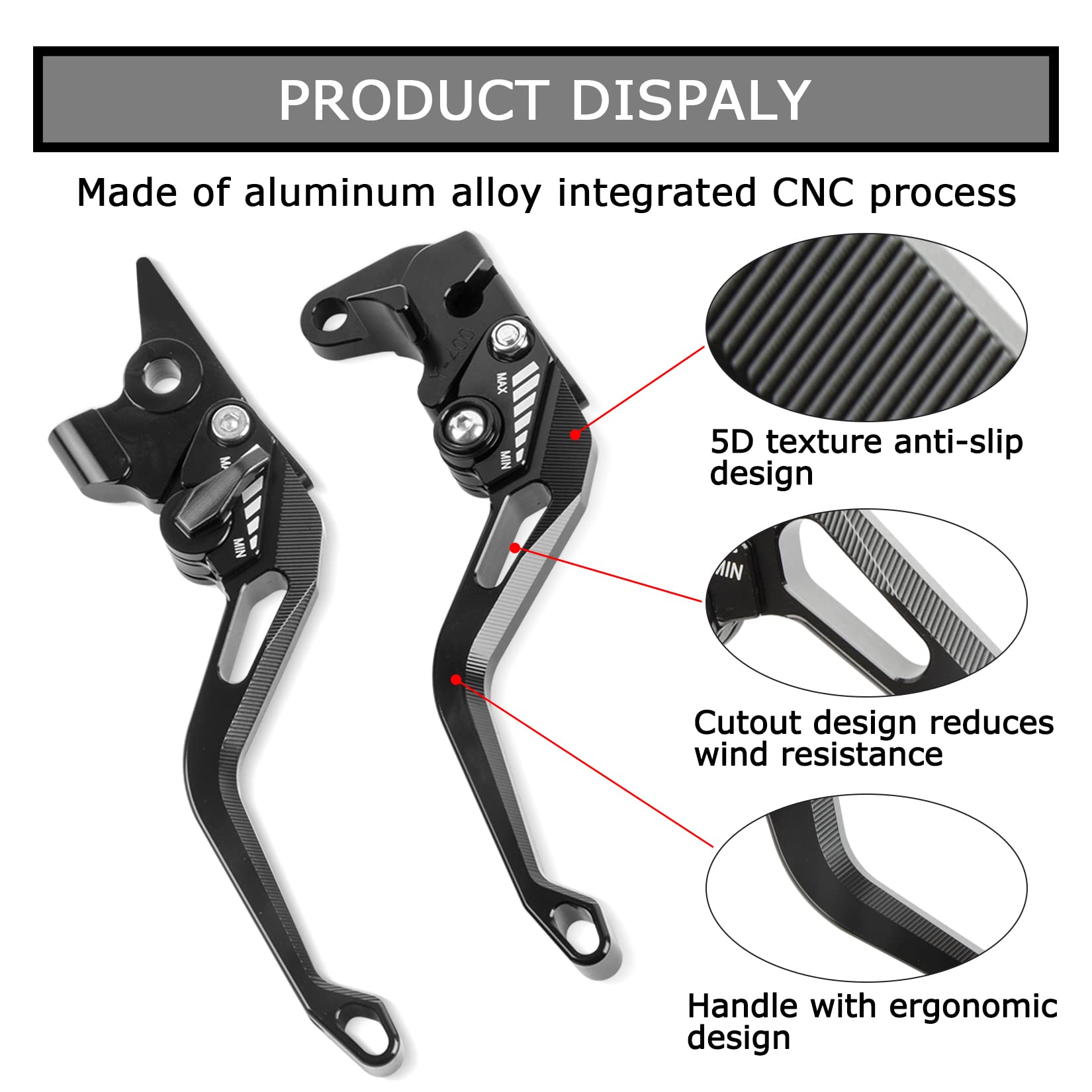 PSLER Motorcycle Brake Lever Clutch Lever - Image 4