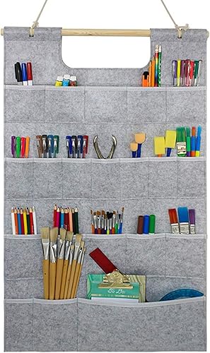 Bolsa de almacenamiento para colgar en la pared, organizador colgante de armario con bolsillos, estantes colgantes para accesorios de cocina.