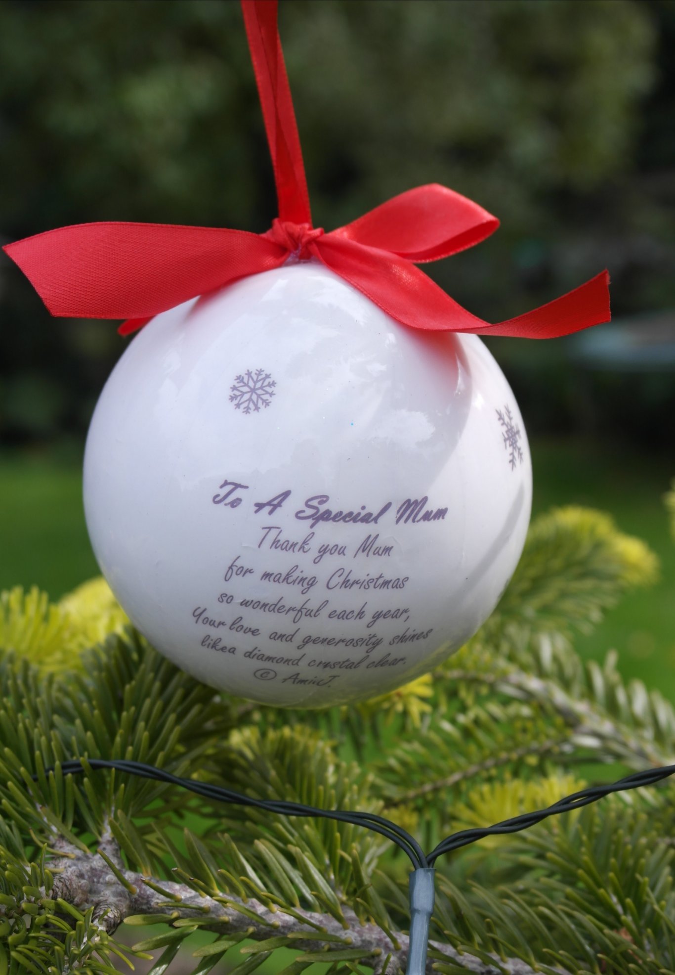 Special Mum Christmas Tree Bauble