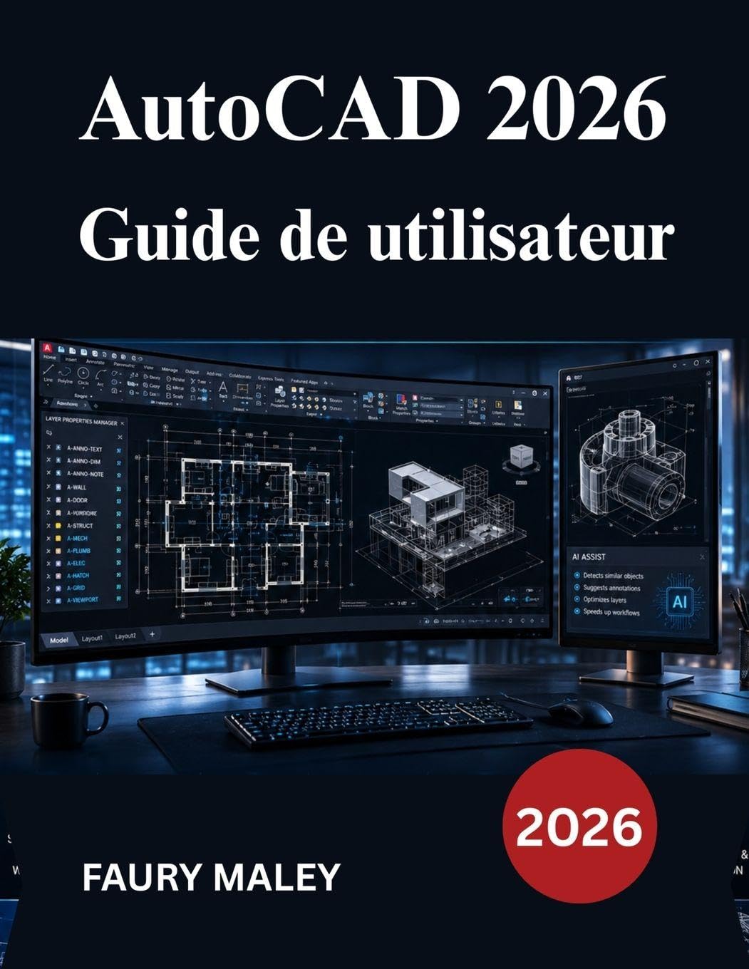 AutoCAD 2026 Guide de utilisateur: Manuel de modélisation 3D, dessin mécanique et documentation de production