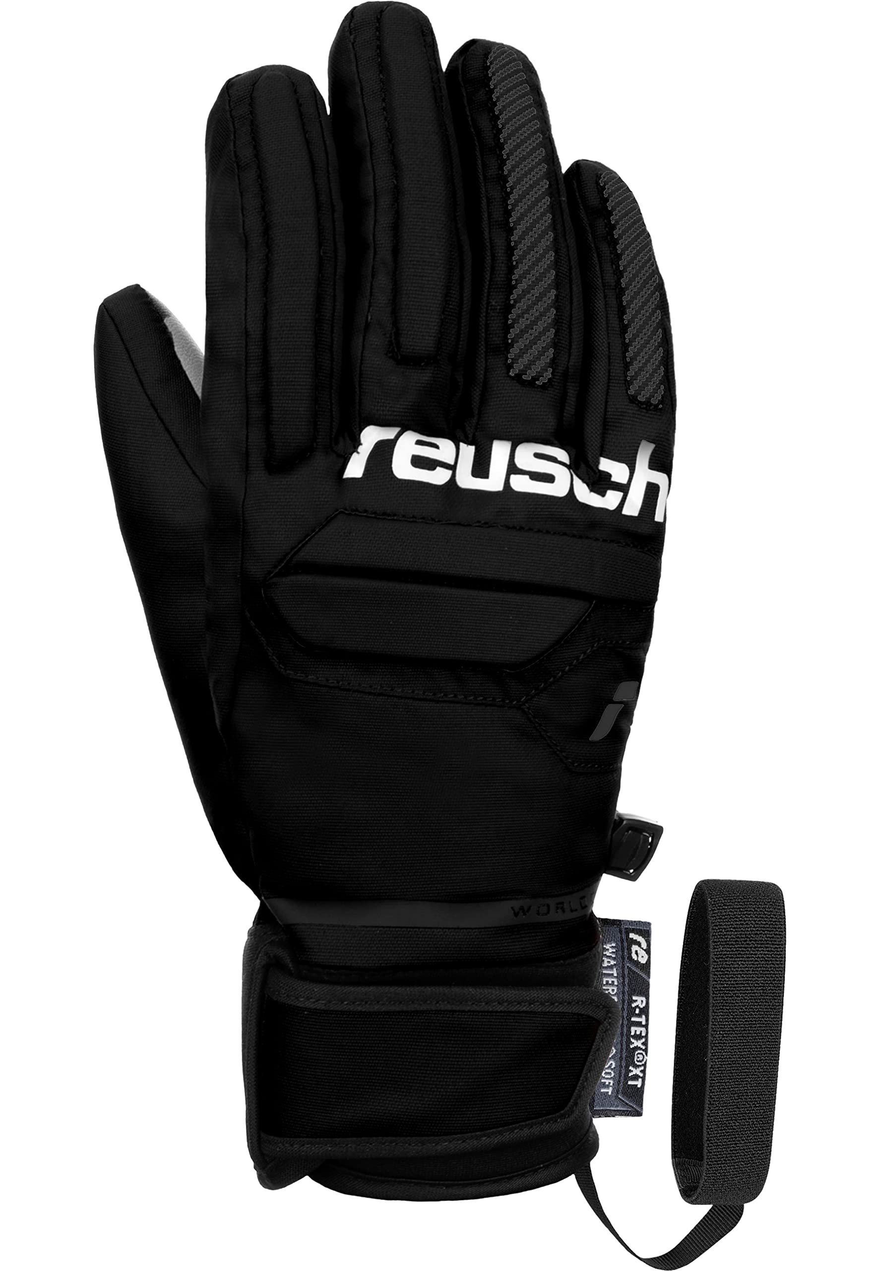 Reusch Warrior R-TEX® XT Junior mit wasserdichter Membran, Winddichte und amtungsaktive Sporthandschuhe Skihandschuhe Rennhandschuhe, angenehm warme und feuchtigkeitsregulierende
