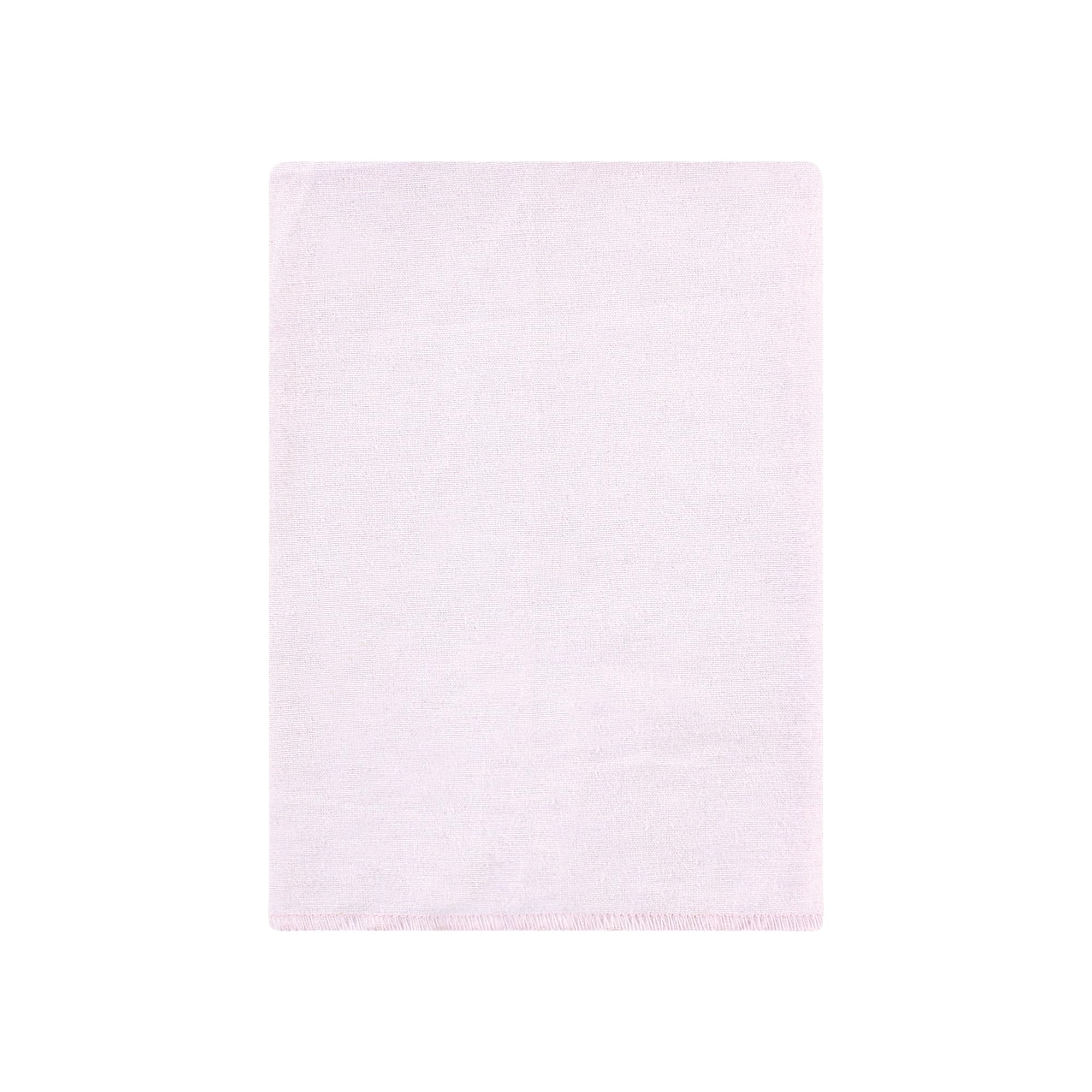 Hudson Baby Unisex Baby Cotton Flannel Burp Cloths Bundle, Purple Dainty Floral, One Size