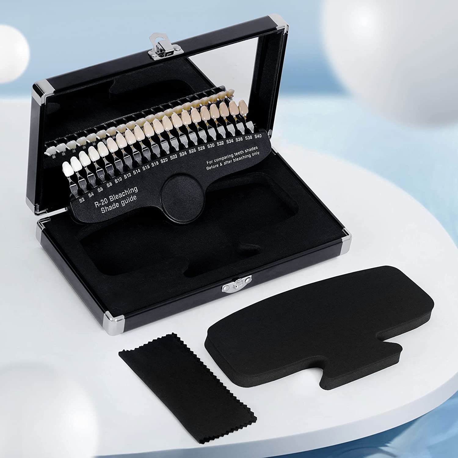 Amazon.co.jp: 歯のシェードガイド3DR-20歯科用歯の歯の