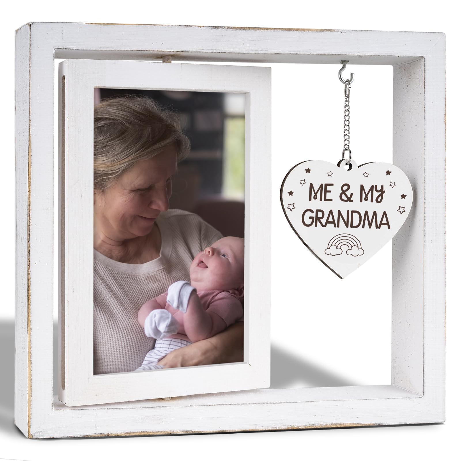 Nuowagify Rotating Rustic Frame