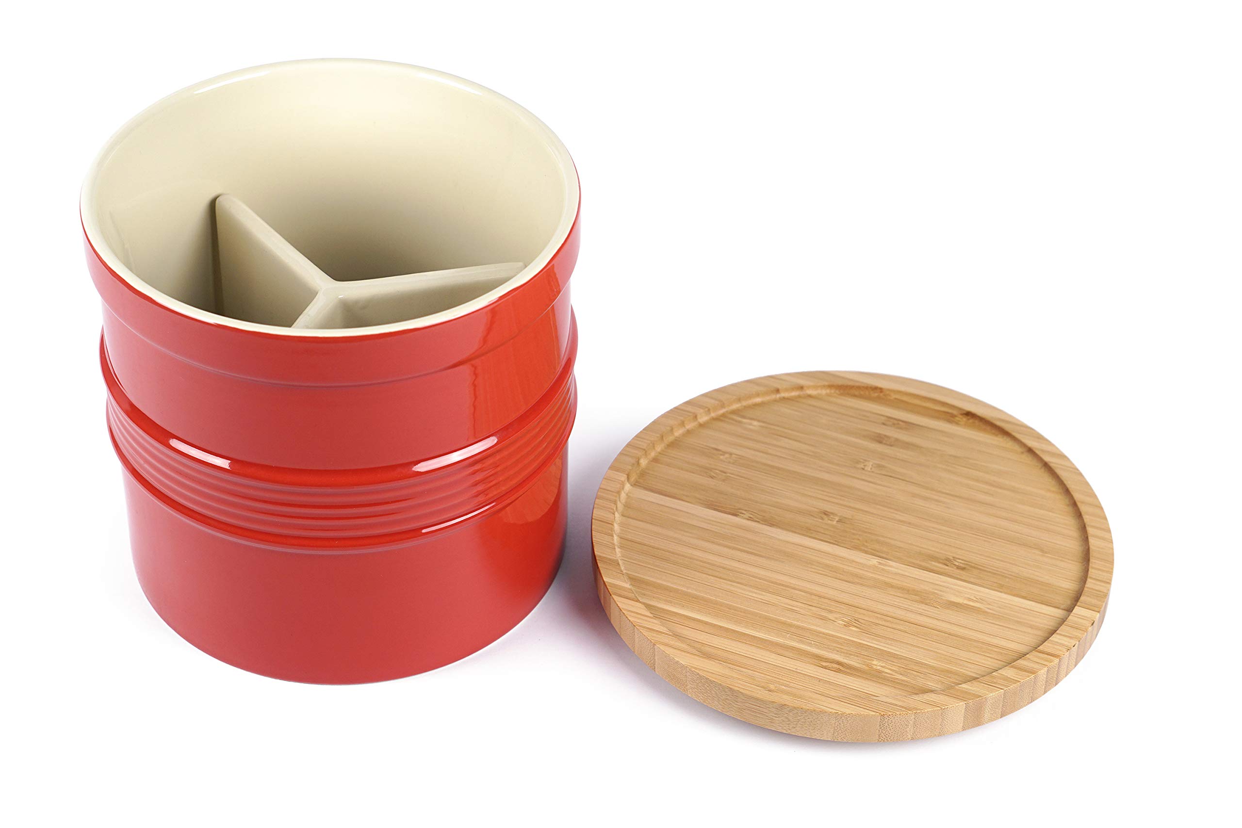 RSVP Oversized Tool Crock and Turntable Set