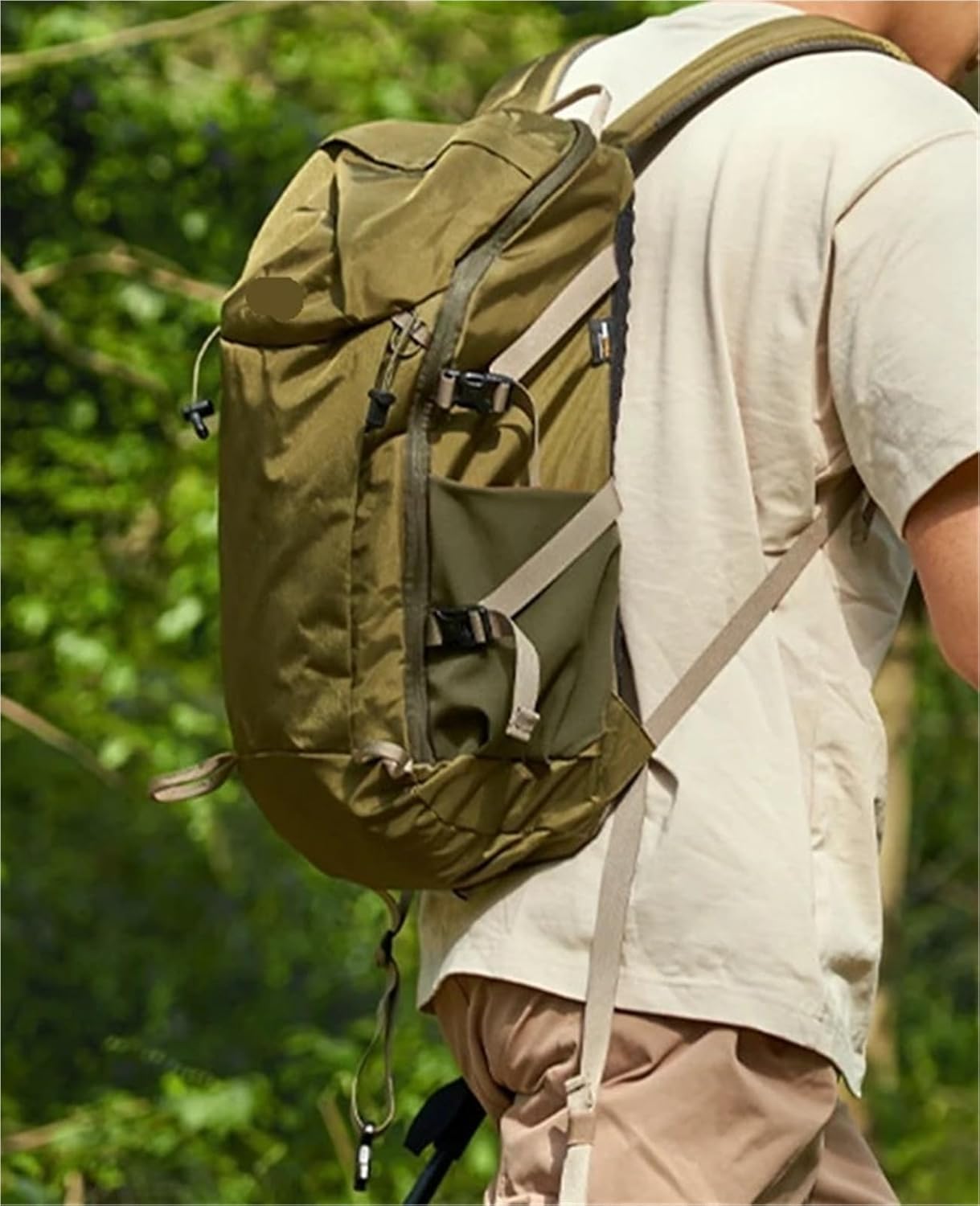 28L Large-Capacity Lightweight Waterproof Backpack – For Outdoor Camping & Trekking(Green 28L)