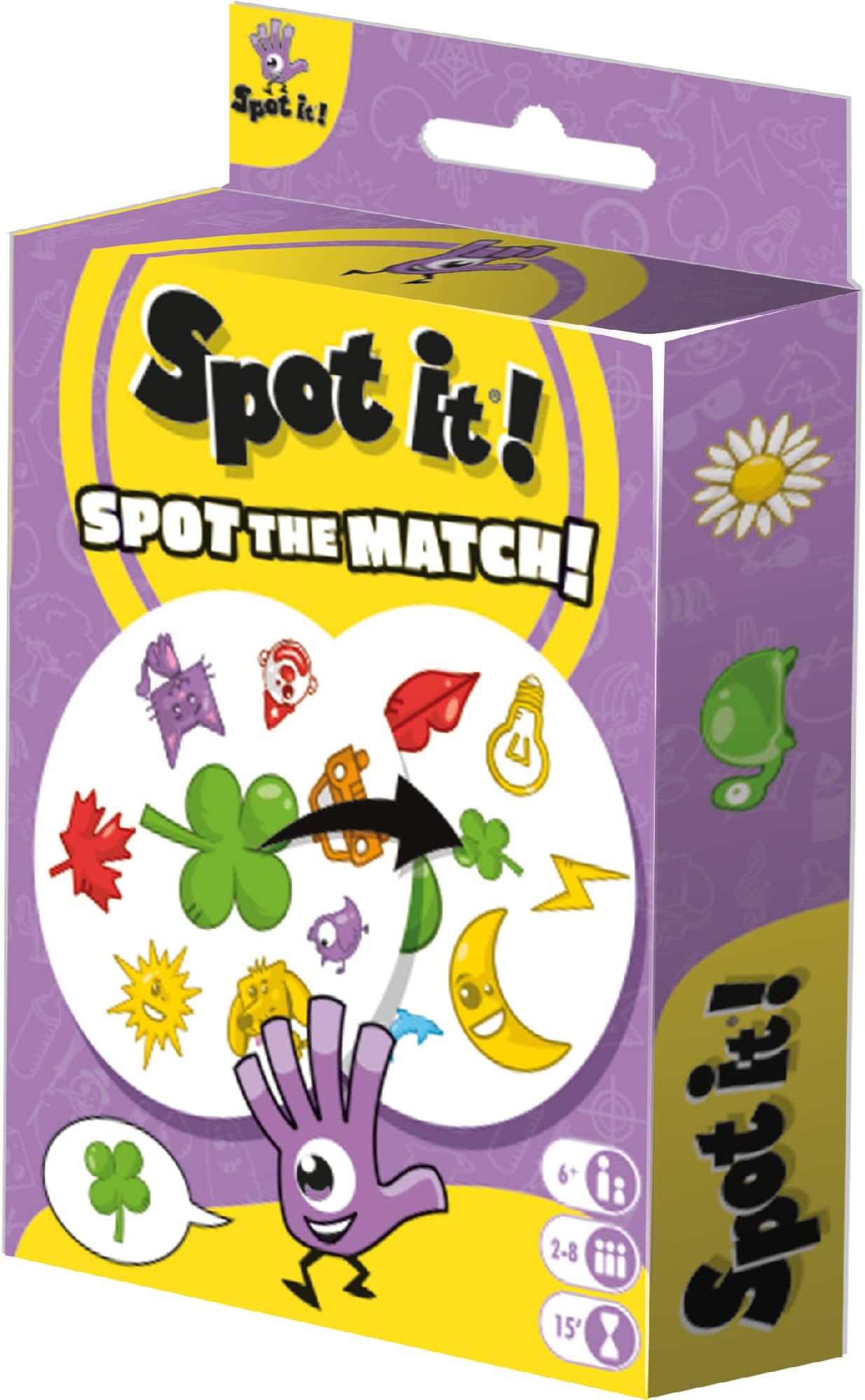 Asmodee Spot It! Classic (Pocket) - Fast-Paced Observation and Matching Game for The Whole Family! Convenient for Travel, Great Gift for Kids, Ages 6+, 2-8 Players, 15 Minute Playtime