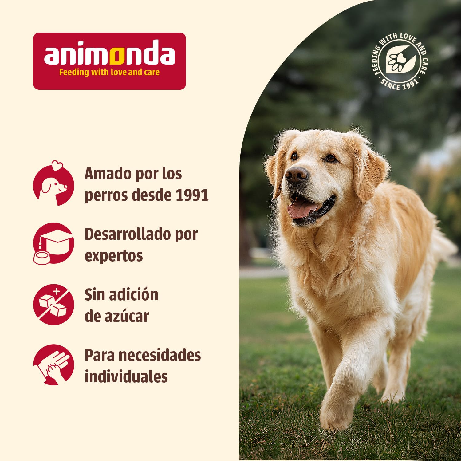 Animonda Grancarno Adult Megapack (48 x 400 g), Comida húmeda para Perros Adultos con Ingredientes carnales 100% Frescos, Comida para Perros sin Cereales
