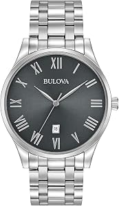Bulova Men's Black Dial Watch