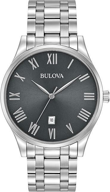 Bulova Men's Black Dial Watch
