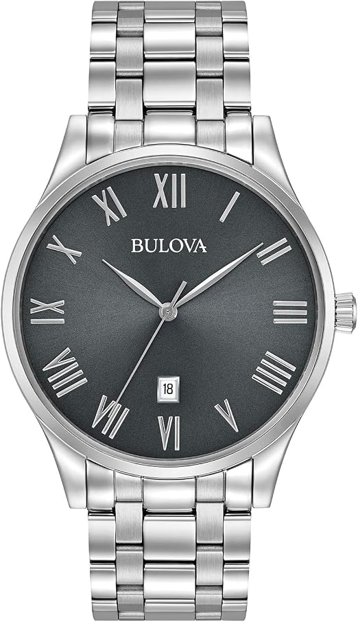 Bulova Reloj Clásico Hombre Acero Inoxidable 3 Manecillas 96B261
