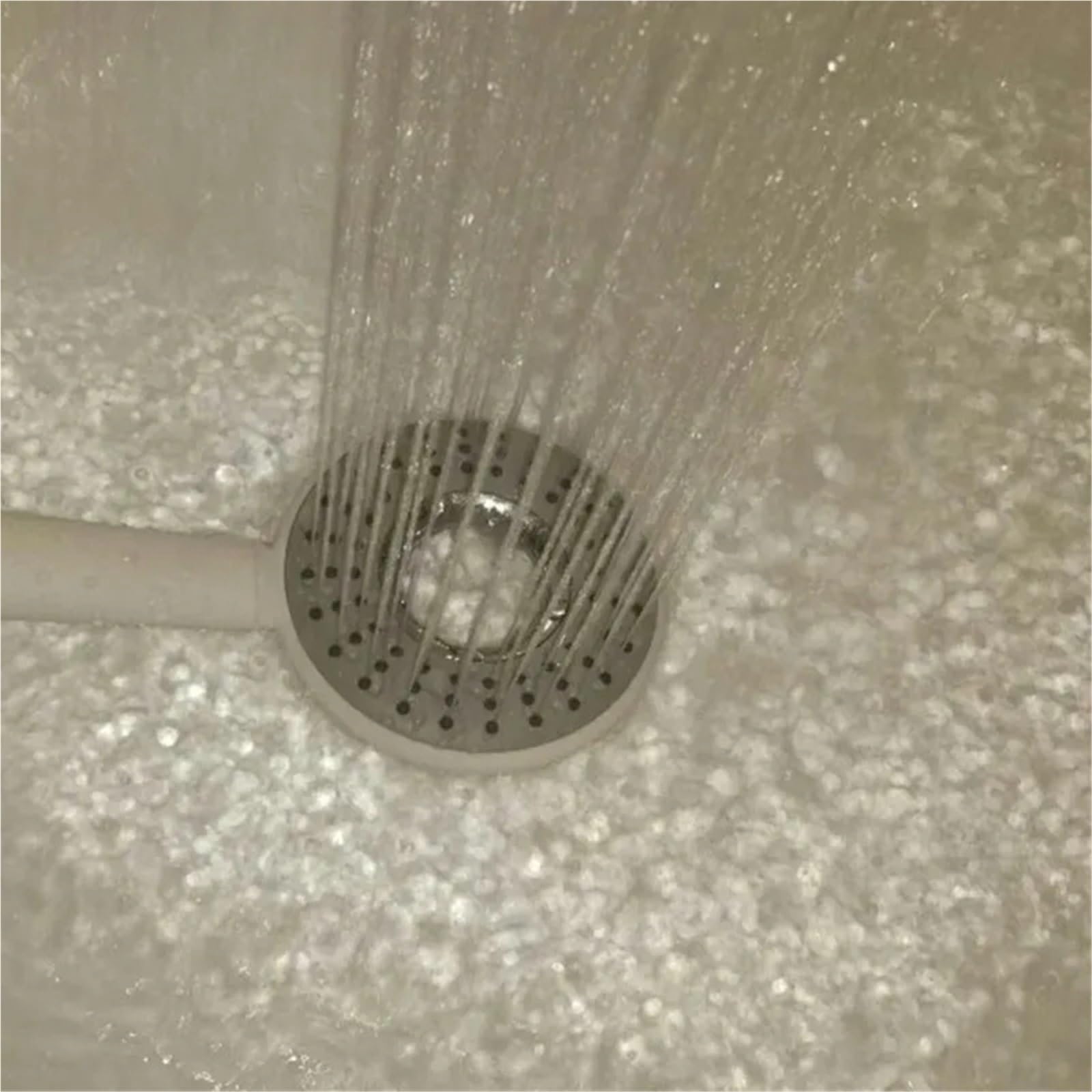 2 pezzi soffione bagno a pioggia accessori for il ad alta pressione ugello spruzzo a for risparmio idrico per Bagno(White)