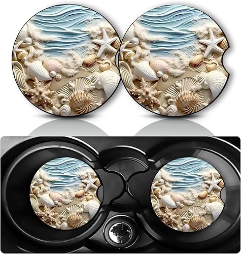 Miniatura 14 de Paquete de 2 posavasos con diseño de Driver Picks The Music, cintas de casete retro, regalos para mujeres y hombres, tapete interior del vehículo,