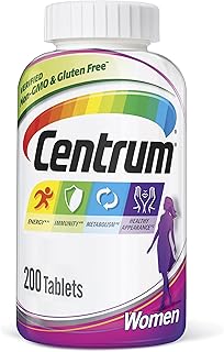 Centrum Women Multivitamin / Multimineral Supplement Tablet, Vitamin D3 (200 Count) (Package May Vary)