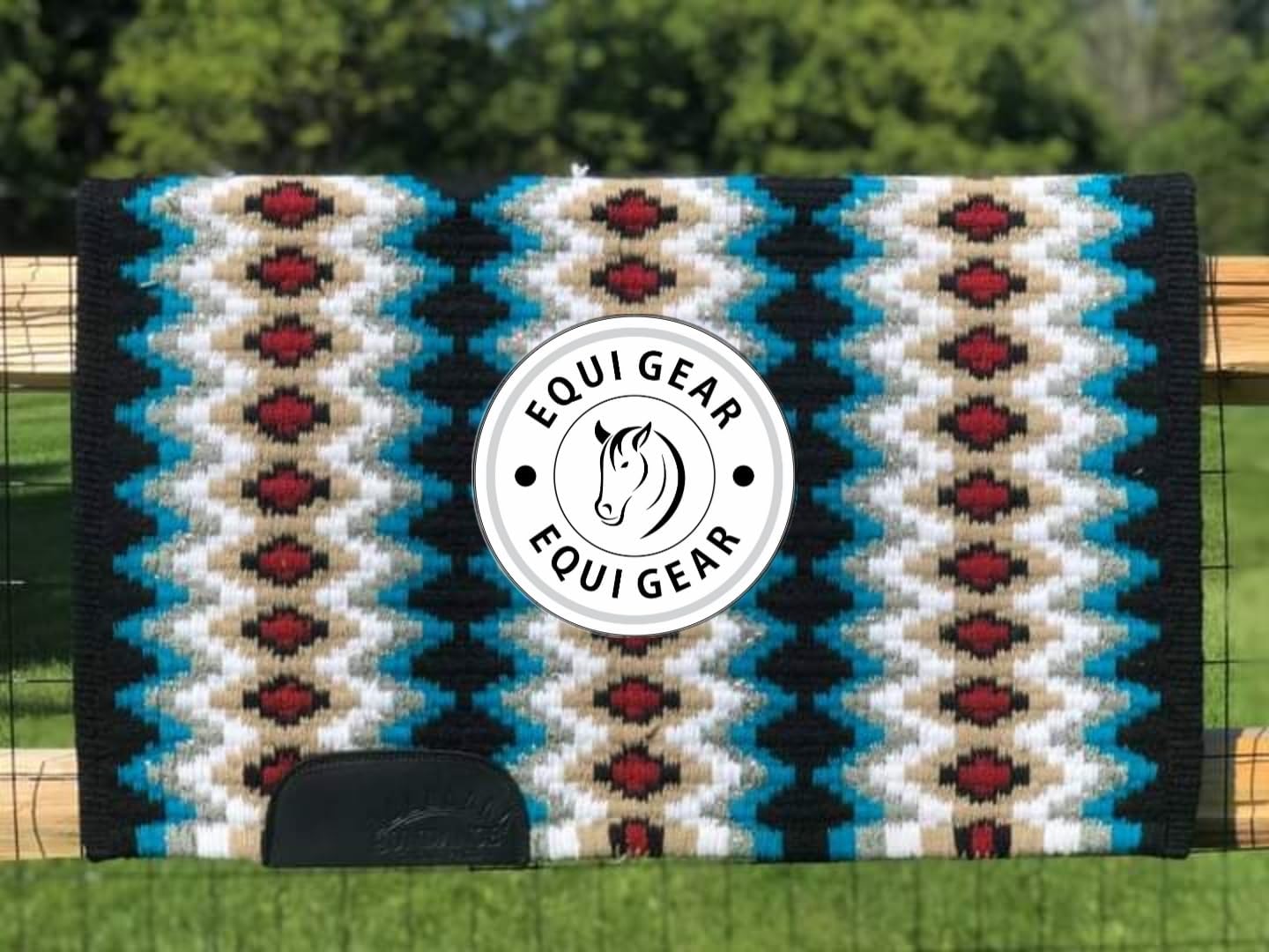 Horse Western Show Saddle pad/New Zealand Wool Western Saddle Blanket Top Wool Pad Sensor Flex (Customization Available) J16