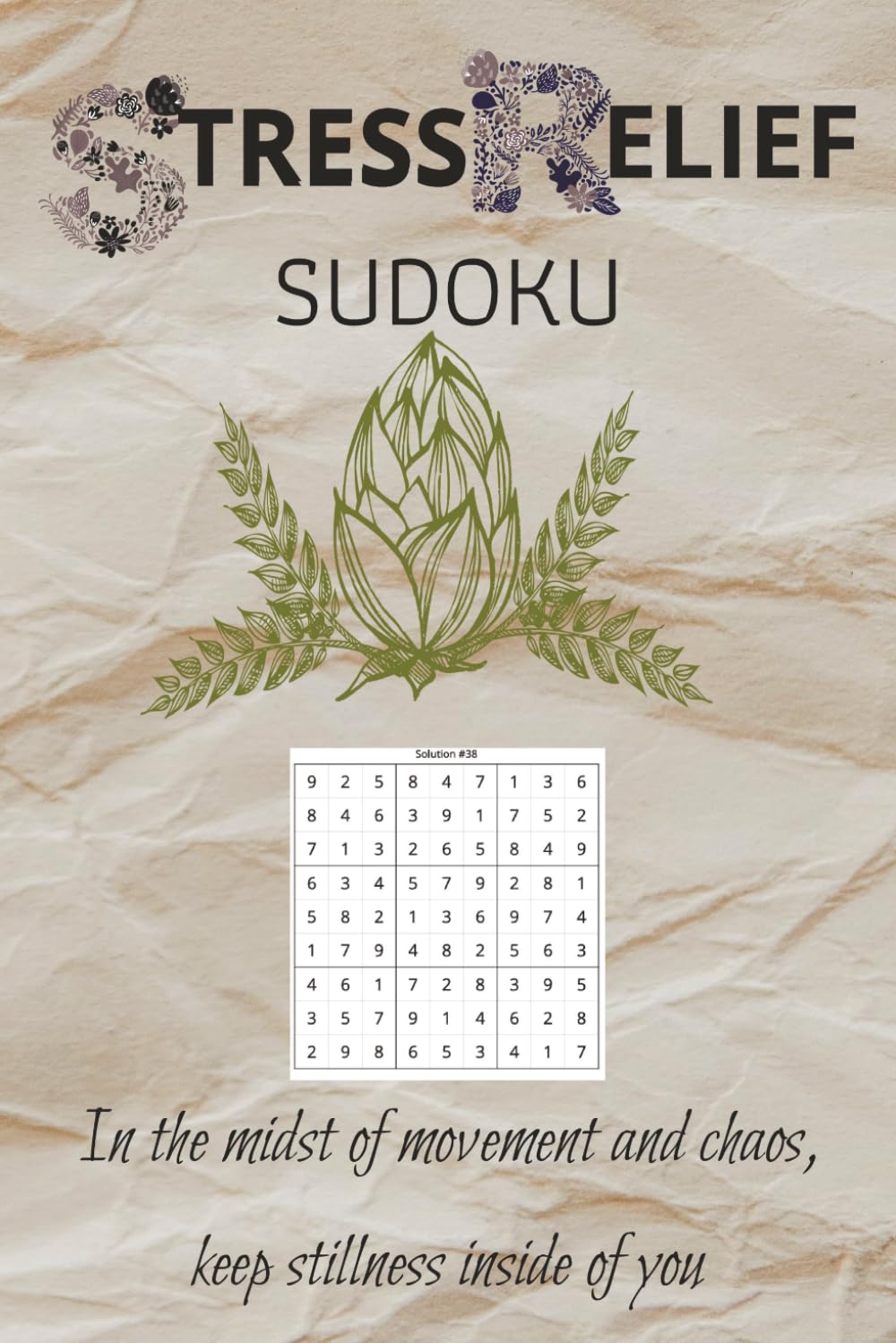 Stress Relief sudoku puzzle book: Sudoku puzzle for stress relief | Help Calm the mind, Relax, and Focus | 6x9 Inches, 110Pages | 50+ Puzzles | solutions Included