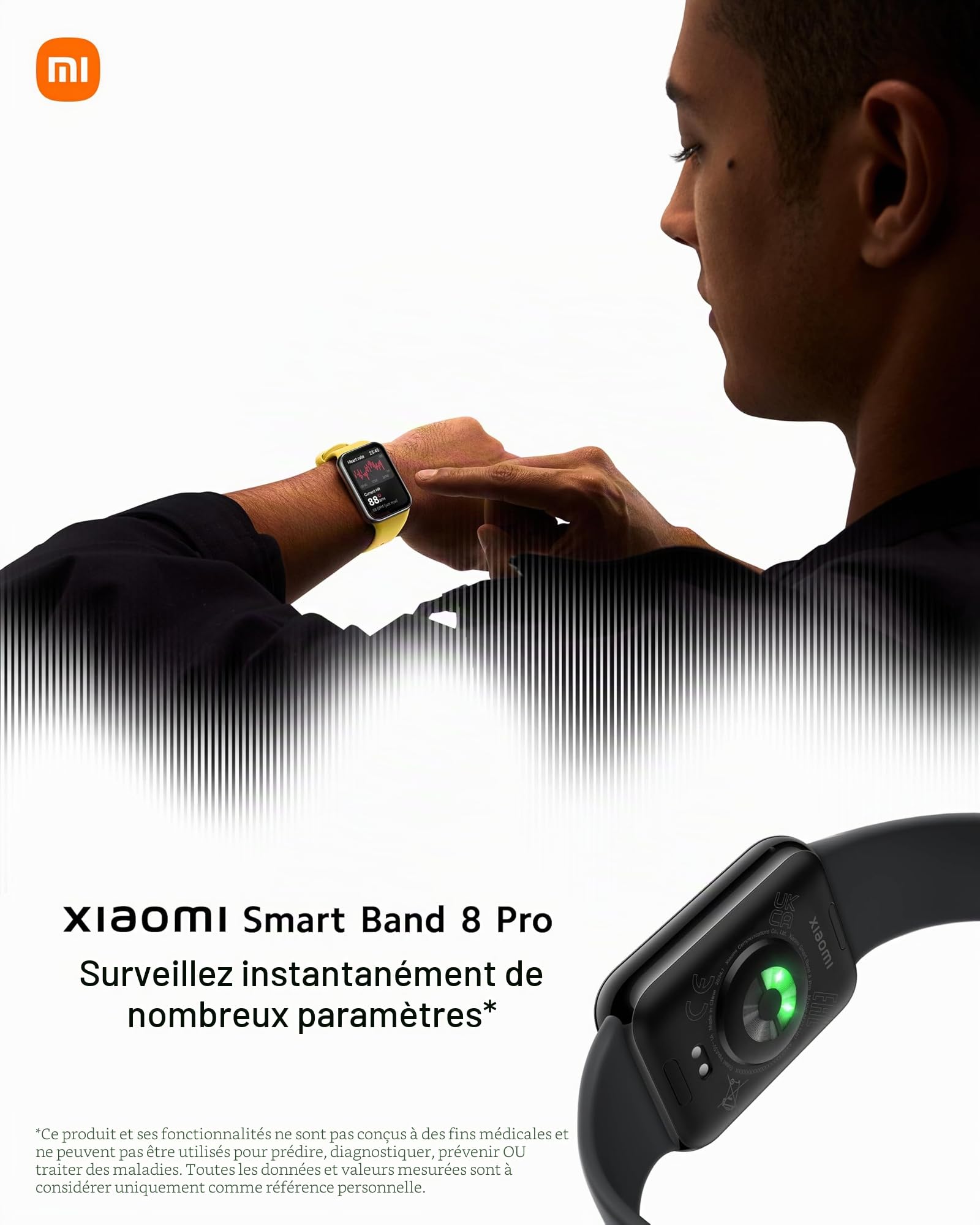 Xiaomi Smart Band 8 Pro Silver EU BHR8007GL