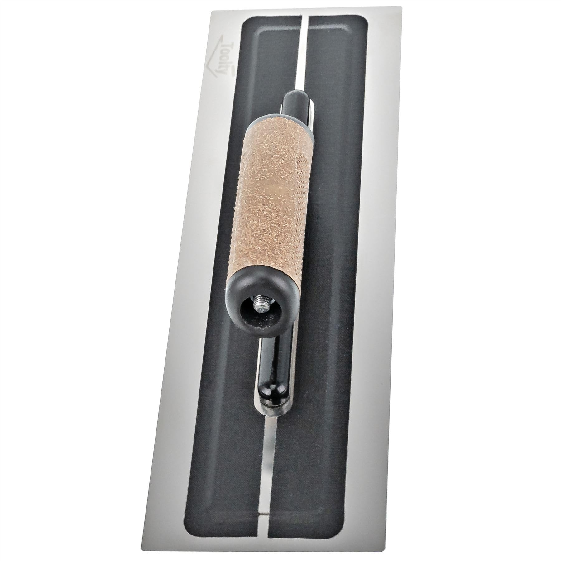Paleta flexible con mango de corcho, acero inoxidable, 110 x 360 mm