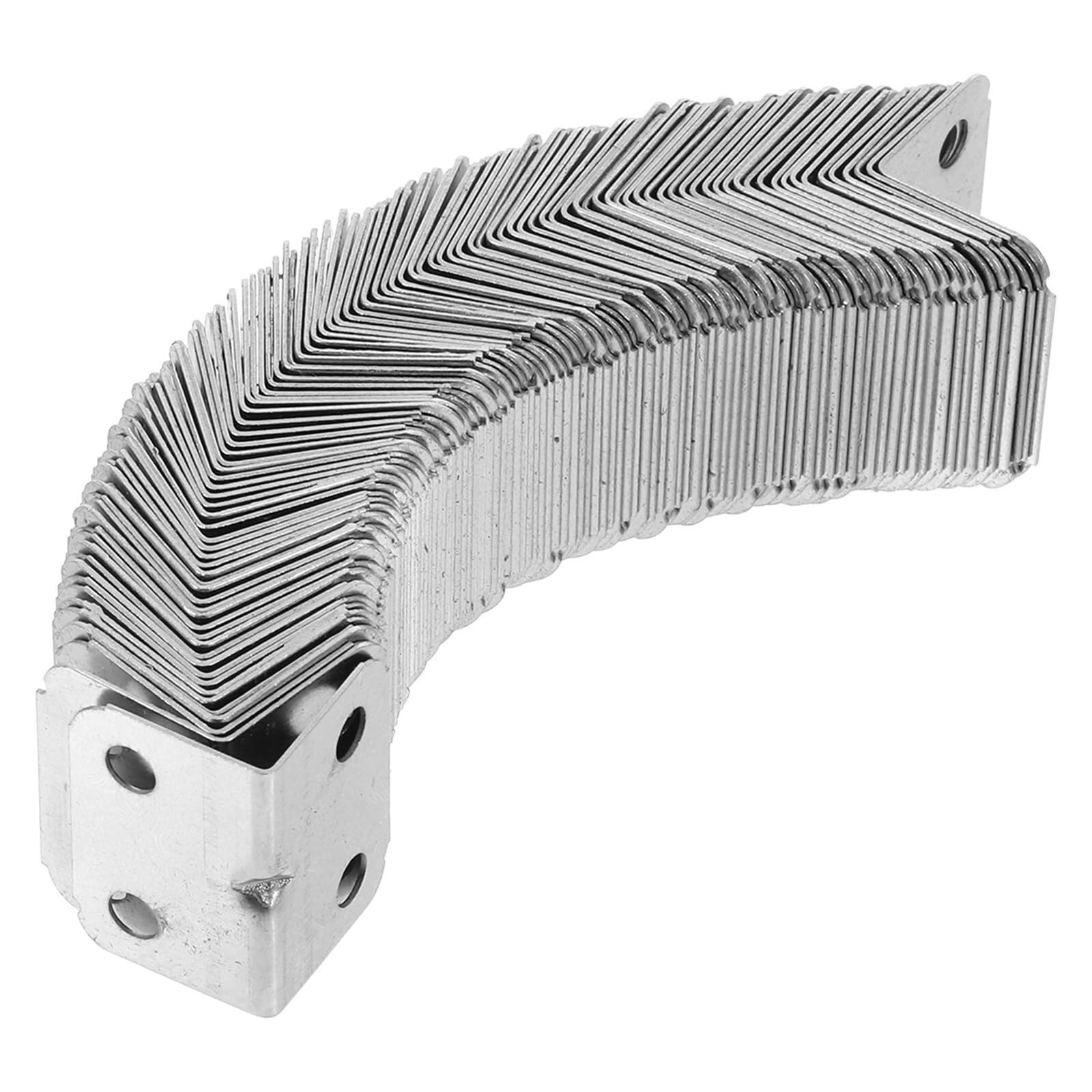 Cidegoo One Color Corner Code 100Pcs L Bracket Small Corner Brace Angle Iron Hardware For Table Chair Leg Fixing Shelf Support Furniture Joint Countertop