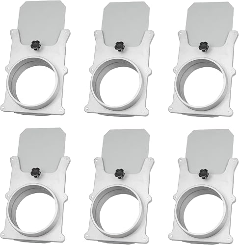 Miniatura 7 de POWERTEC 70363 Puerta de la explosión de 4 pulgadas con el puño de la flexión del control del polvo para las colocaciones del colector de polvodel