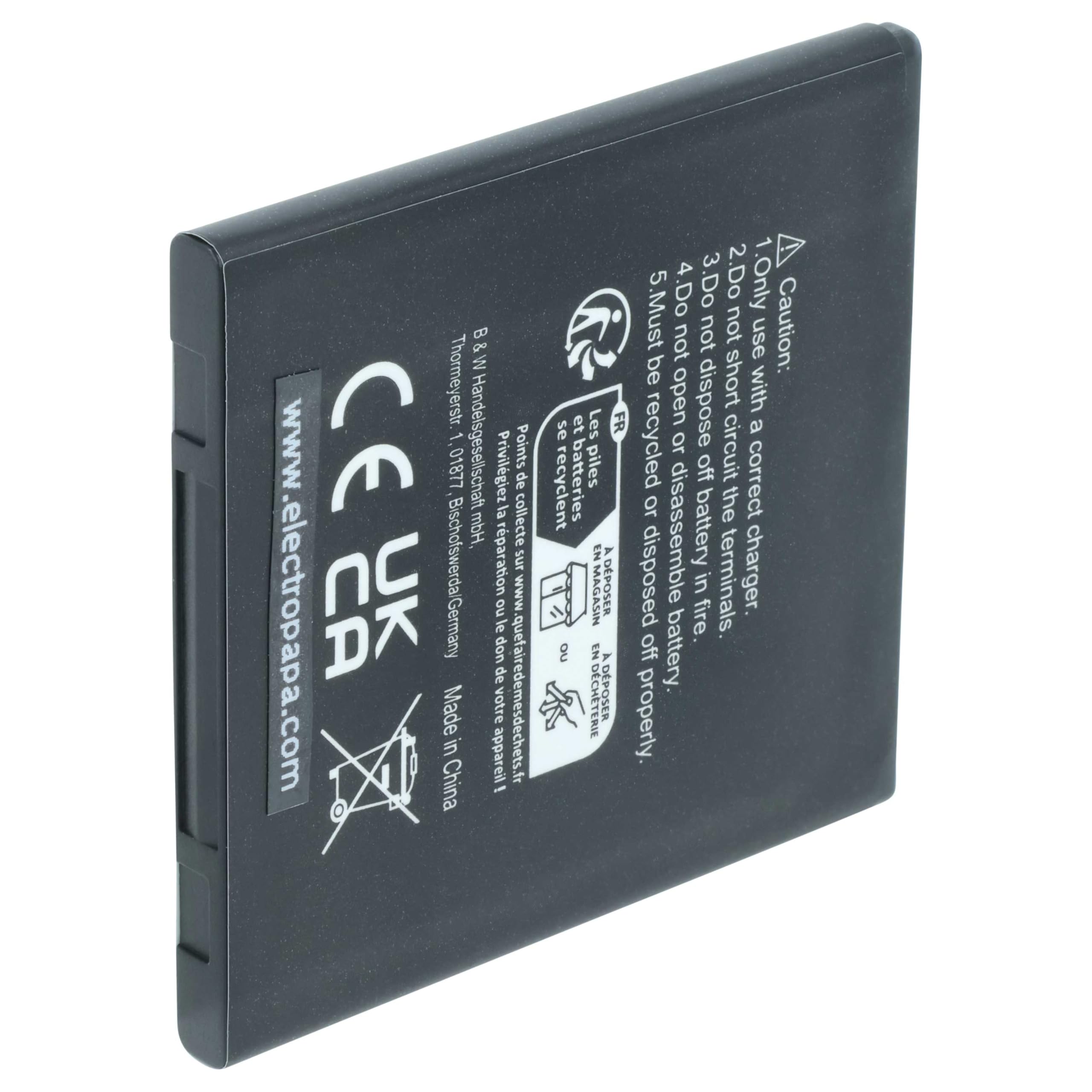 vhbw Batterie Compatible avec Angelcare AC327, AC320, AC527, AC337 Scanner de Code-Barre POS (1800mAh, 3,7V, Li-polymère)