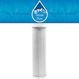 Replacement for PurePro FS301 Activated Carbon Block Filter - Universal 10 inch Filter Compatible with PurePro Aquarium RO System - Denali Pure Brand