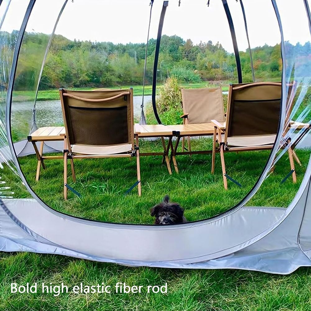 redwood zelt Birch 310 TC Tent, Familie Tunnel Tenten, Beige, 4-persoons Sport & Freizeit Variante:mit Dachfenster Hop in it’s the length-22