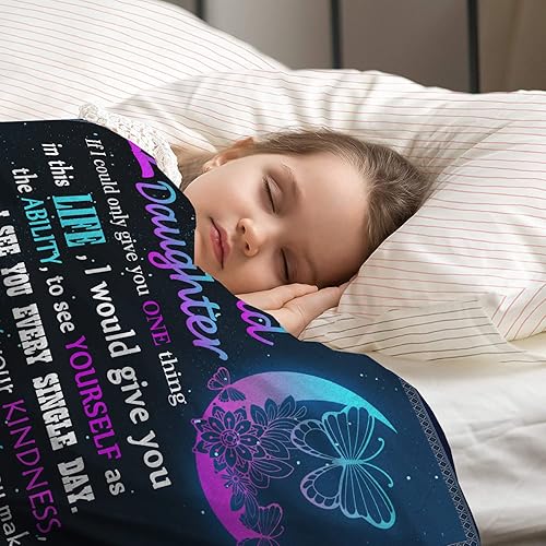 Miniatura 7 de Coolim Regalos para niña de 12 años, regalos para hija de mamá, manta para hija de 12 años de edad, 60 x 50 pulgadas